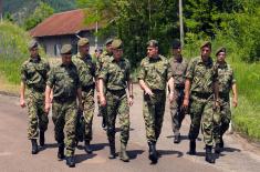 Chief of General Staff visits deployed SAF troops