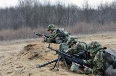 Infantry soldiers undergo specialized training