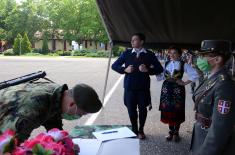 Soldiers of the “June 2020” generation take the Oath of Enlistment