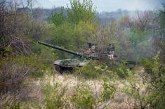Тактичка вежба Тенковског батаљона Т-72М