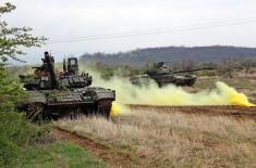 Тактичка вежба Тенковског батаљона Т-72М