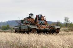 Тактичка вежба Тенковског батаљона Т-72М