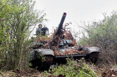 Тактичка вежба Тенковског батаљона Т-72М