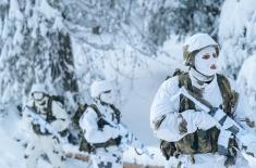 Training of Soldiers Serving Military Service in 63rd Parachute Brigade