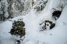 Training of Soldiers Serving Military Service in 63rd Parachute Brigade