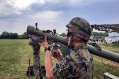 Aerial targets firing practice