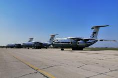 Eleven airplanes delivered medical aid from the Russian Federation