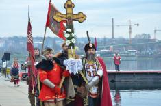 Military Academy Cadet, Sava Stanković First to Swim to the Holy Cross