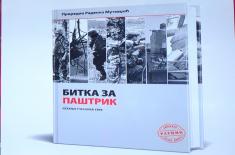 Promotion of the book "The Battle for Paštrik - Memories of the Participants in 1999" at the Book Fair