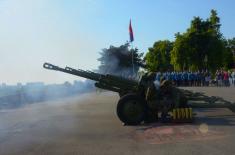 Honorary Artillery Volley to Mark the Day of Victory