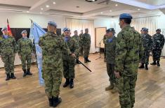 Замена контингента Војске Србије у мировној операцији у Либану