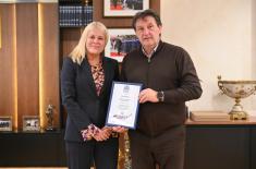 Састанак министра Гашића са председницом СОПАС Божаном Остојић 