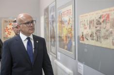 Minister Vučević opens exhibition “Papers of a Time – German War Propaganda 1941-1944“