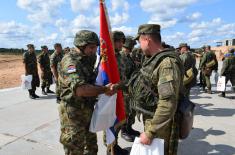 Members of the Serbian Armed Forces demonstrate high readiness in exercise in Russia