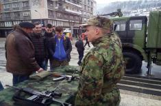 Ceremonial March-Past of Military Bands and Arms Presentation in the Towns of Serbia