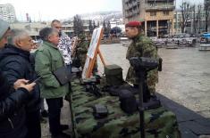 Ceremonial March-Past of Military Bands and Arms Presentation in the Towns of Serbia