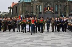 Minister Vulin Laid Flowers at the Monument in the Museum Complex “ Memory Road”  