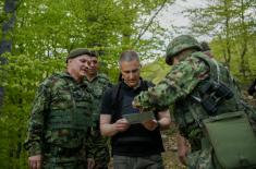 Minister Stefanović Visits Bases “Grlić” and “Veliki Trn” in Ground Safety Zone