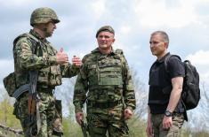 Minister Stefanović Visits Bases “Grlić” and “Veliki Trn” in Ground Safety Zone