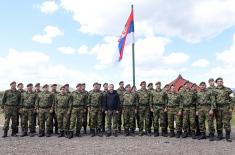 Ministar Stefanović obišao baze „Grlić“ i „Veliki trn” u Kopnenoj zoni bezbednosti