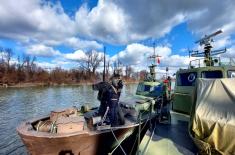 Вежбoвне активности Речне флотиле на Дунаву