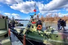 Vežbovne aktivnosti Rečne flotile na Dunavu