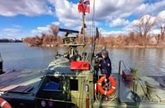 Vežbovne aktivnosti Rečne flotile na Dunavu