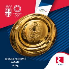 Припадница Спортске јединице Јована Прековић освојила злато на Олимпијским играма 
