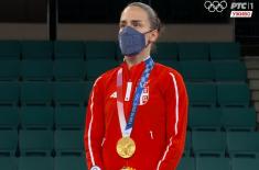 Sports Unit member Jovana Preković wins Olympic gold