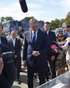 President Vučić lays foundation stone of new vaccine factory