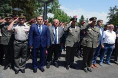 Memorial to members of Armed Forces and Police killed in 1998 and 1999 unveiled in Leskovac