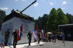 Memorial to members of Armed Forces and Police killed in 1998 and 1999 unveiled in Leskovac