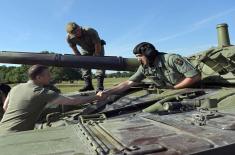 Minister Stefanović visits cadets at “Orešac“ firing range