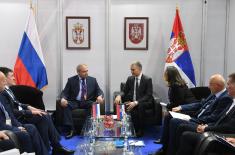Minister Stefanović Talked to Deputy Director of Russian Federal Service for Military Technical Cooperation