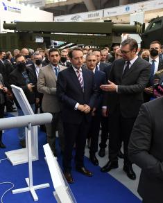 President Vučić Opened 10th International Exhibition of Arms and Military Equipment “PARTNER 2021”