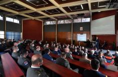 Minister Stefanović Attended Celebration of the Day of National Defence School