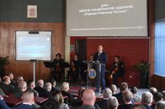 Minister Stefanović Attended Celebration of the Day of National Defence School