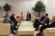 Министарка одбране Аустрије стигла у посету Србији