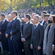 Председник Вучић предводио церемонију Дана сећања на жртве у Другом светском рату