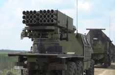 Display of arms and military equipment at the Nikinci testing ground  