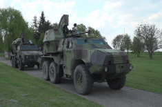 Display of arms and military equipment at the Nikinci testing ground  