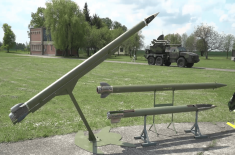 Display of arms and military equipment at the Nikinci testing ground  
