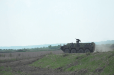 Display of arms and military equipment at the Nikinci testing ground  