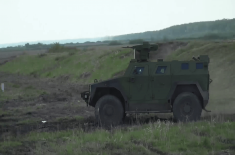 Display of arms and military equipment at the Nikinci testing ground  