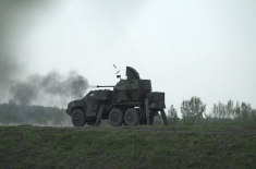 Display of arms and military equipment at the Nikinci testing ground  