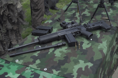 Display of arms and military equipment at the Nikinci testing ground  