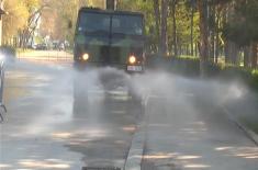 CBRN units of the Serbian and Russian Armed Forces continue their engagement in the fight against coronavirus