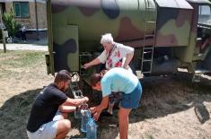 Serbian Armed Forces helping supply water to drought-affected municipalities