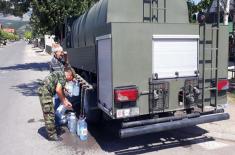 Serbian Armed Forces helping supply water to drought-affected municipalities