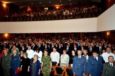 Celebration marking the graduation of 43rd Class Military High School